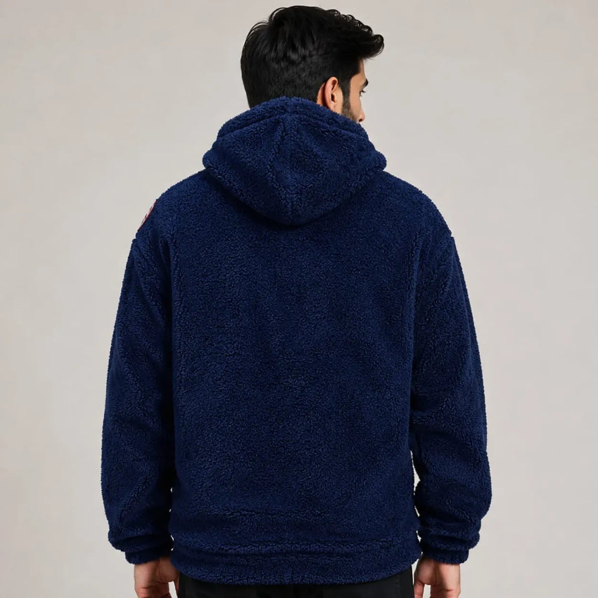 Sherpa Hoodie Navy | MooseLine Canada – Premium Fleece Hoodie