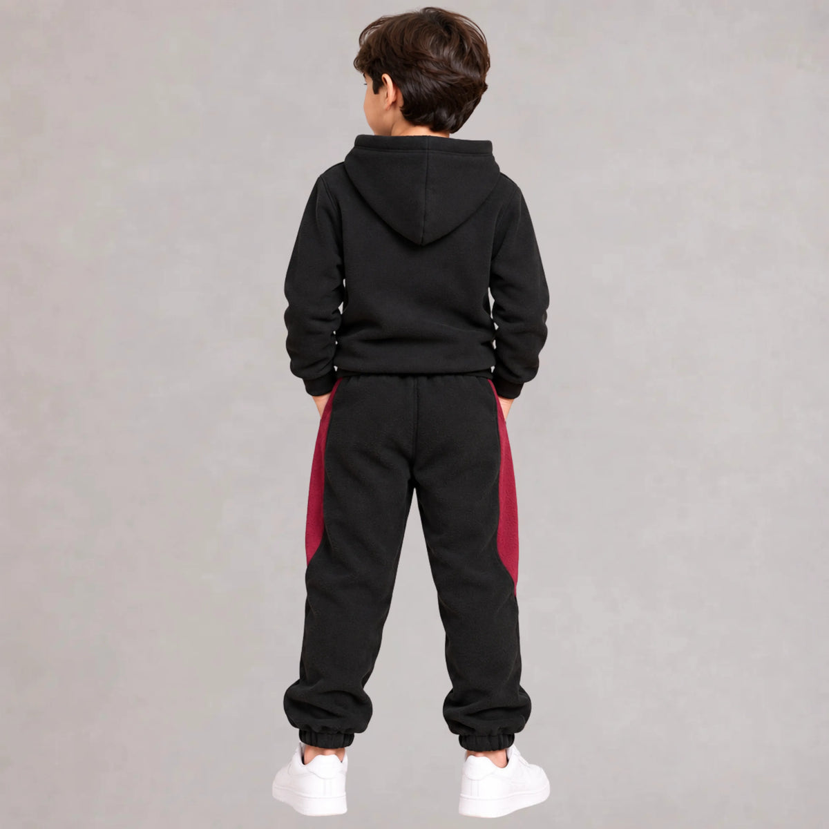 Kids Polar Fleece Trousers – Black | MooseLine Canada