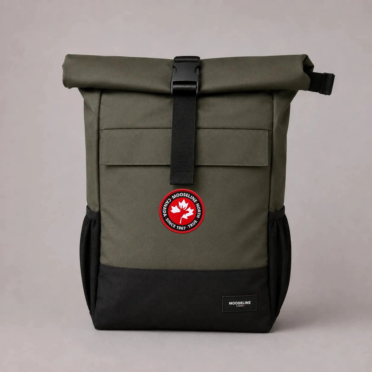 MooseLine Canada Premium Backpack – Olive & Black