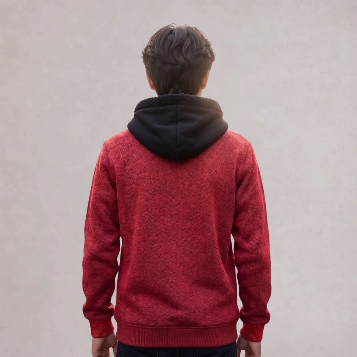 Kids Hachi Hood – Mehroon | Mooseline Canada