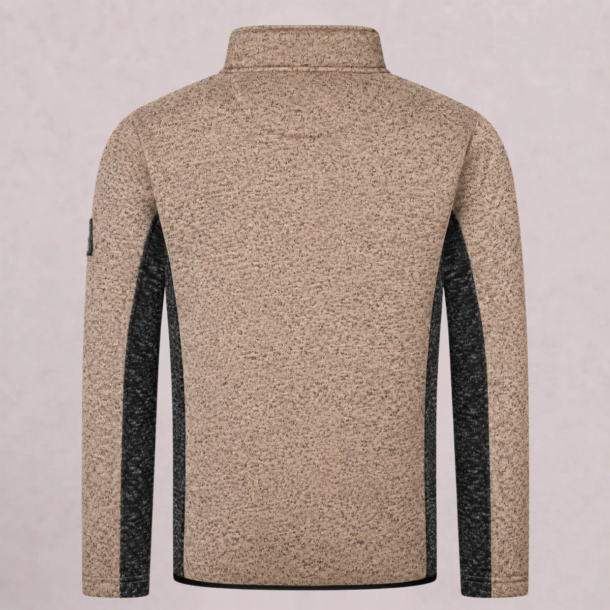 Sweater Knit with Sherpa – Skin / Black | Mooseline Canada