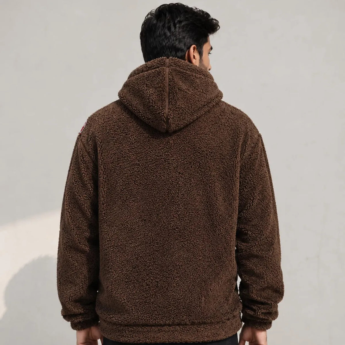 Sherpa Hoodie Brown | MooseLine Canada – Premium Fleece Hoodie