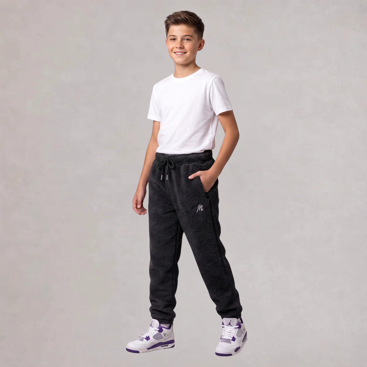 Kids Sherpa Trouser — Black | MooseLine Canada